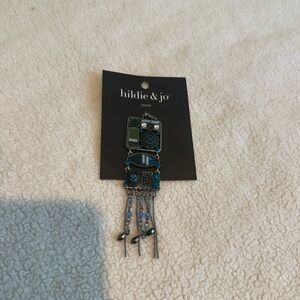 Hildie & Jo Tassel Pendant with Blue Accents